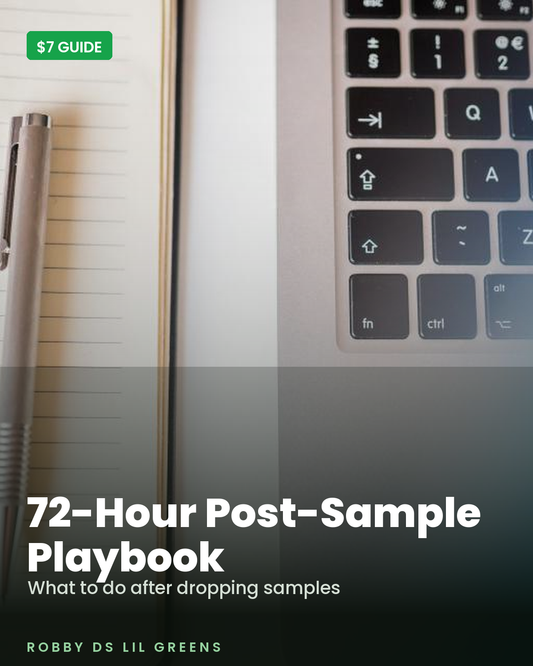 72-Hour Post-Sample Playbook cover