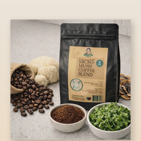 Micro-Mush functional coffee blend product reel