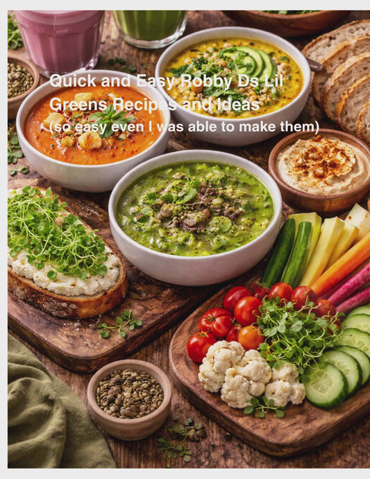 10 Easy Microgreen Recipes & Ideas eBook - Quick Winter Dishes